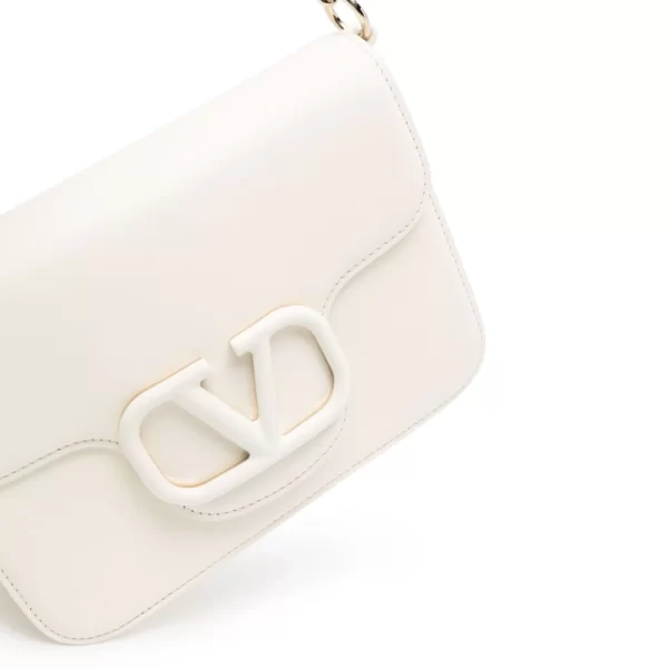 Garavani Mirror Copy Sling White Handbag