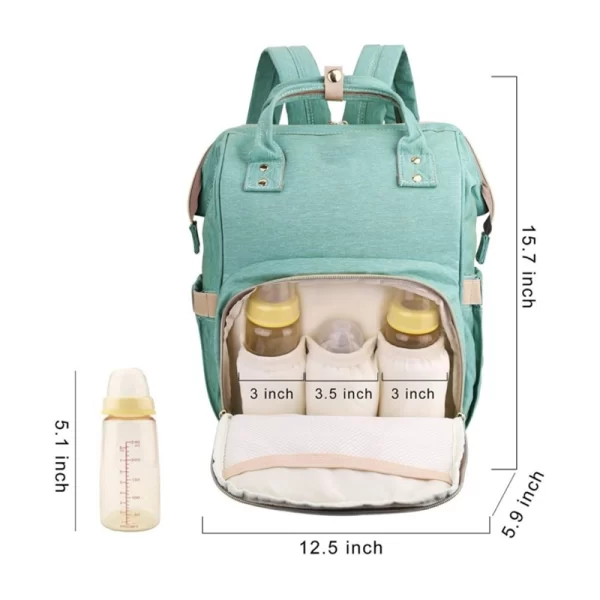 Maternity Diaper Green Bag For Mothers