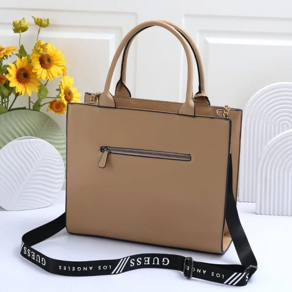 Blendy Signature First Copy Tote Khaki Bag