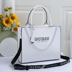 Blendy Signature First Copy Tote White Bag