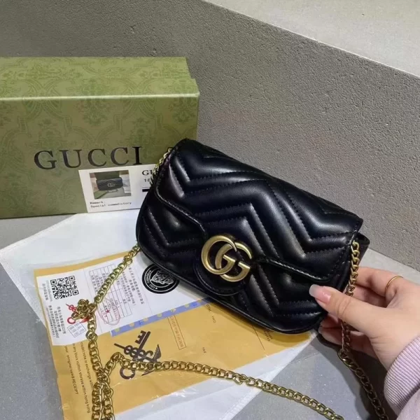 Mini Marmont First Copy Sling Black Bag