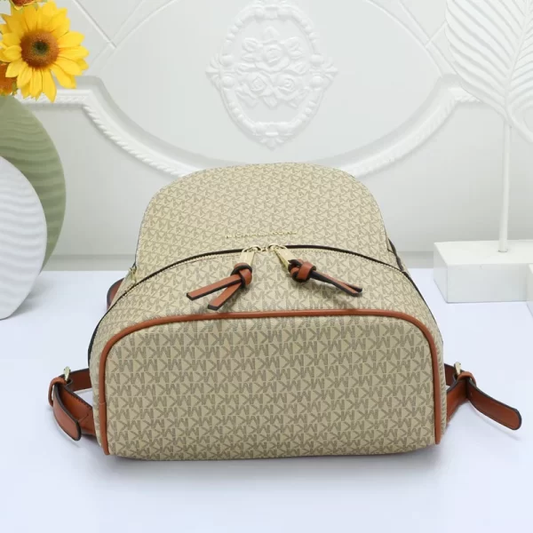 Stylish Mirror Copy Women Beige Backpack