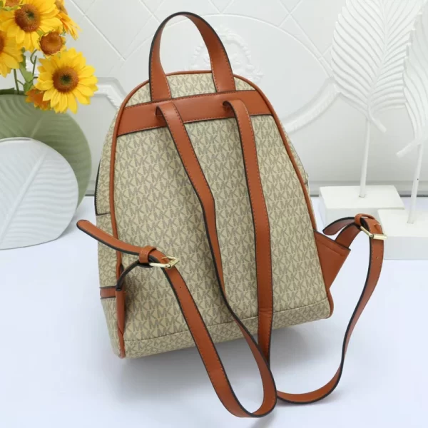 Stylish Mirror Copy Women Beige Backpack