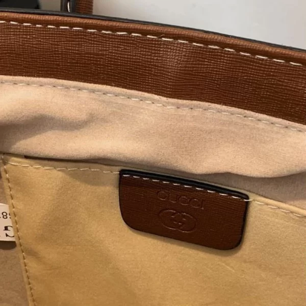 1st Copy Jackie GG Supreme Tote Beige Brown Bag