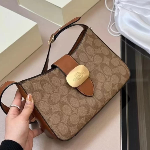 High Quality Jacquard Underarm Khaki Bag