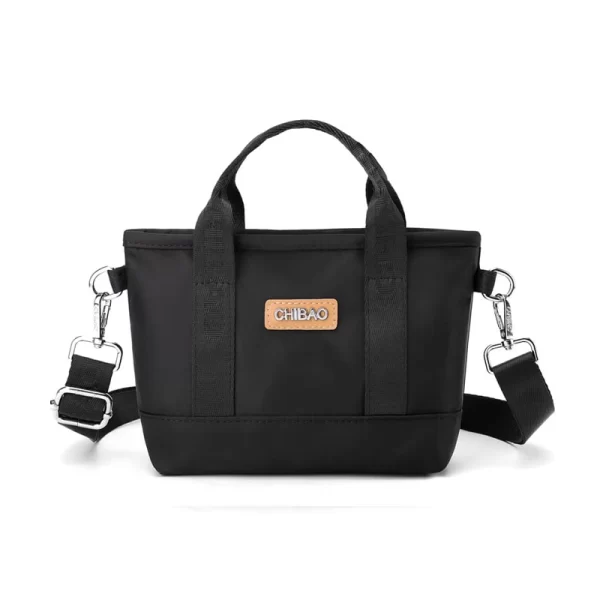 Ladies Canvas Mini Tote Black Bag