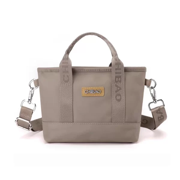 Ladies Canvas Mini Tote Brown Bag