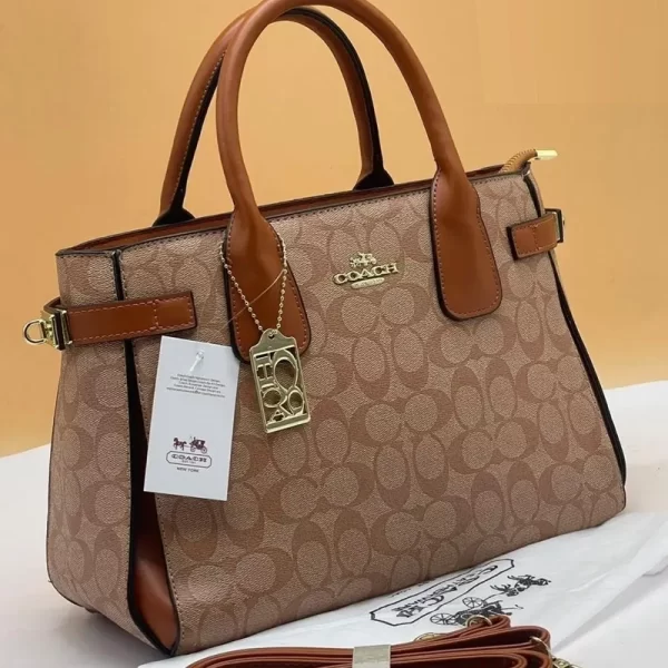 Premium Quality Luxury Tan Satchel Bag For Ladies