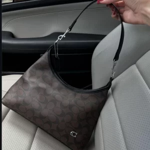 Premium Quality Willow Shoulder Coffee Handbag