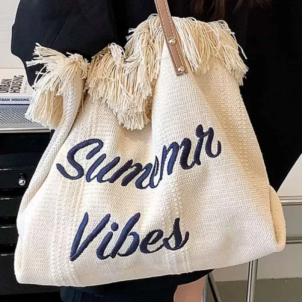 Summer Vibes Women Shoulder Beige Bag