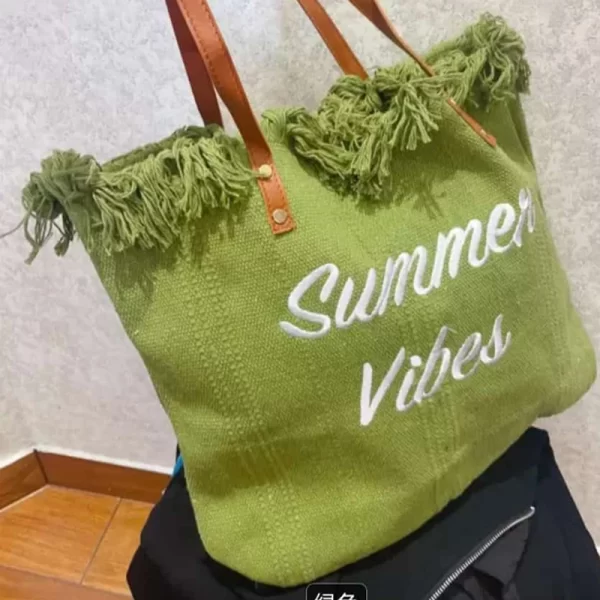 Summer Vibes Women Shoulder Green Bag